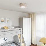 vidaXL Plafondlamp met schijnwerpers Zwart 30 x 30 x 13,5 cm Stof