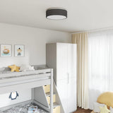 vidaXL Plafondlamp met schijnwerpers Zwart 30 x 30 x 13,5 cm Stof