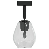 vidaXL Plafondspot Zwart 13 x 13 x 26 cm Glas en Metaal