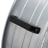 vidaXL Trommelventilator met wiel Zilver 79 x 37 x 82 cm Aluminium