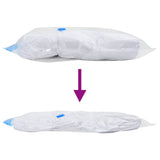 vidaXL Storage Bags with Storage 5 pcs Transparent and Blue 70 x 50 cm