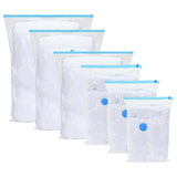 vidaXL Storage Bags with Storage 5 pcs Transparent and Blue 70 x 50 cm