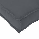 vidaXL Kussen Antraciet 60 x 40 x 12 cm Oxford Stof