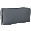 vidaXL Kussen Antraciet 80 x 40 x 12 cm Oxford Stof