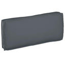 vidaXL Kussen Antraciet 120 x 50 x 12 cm Oxford Stof