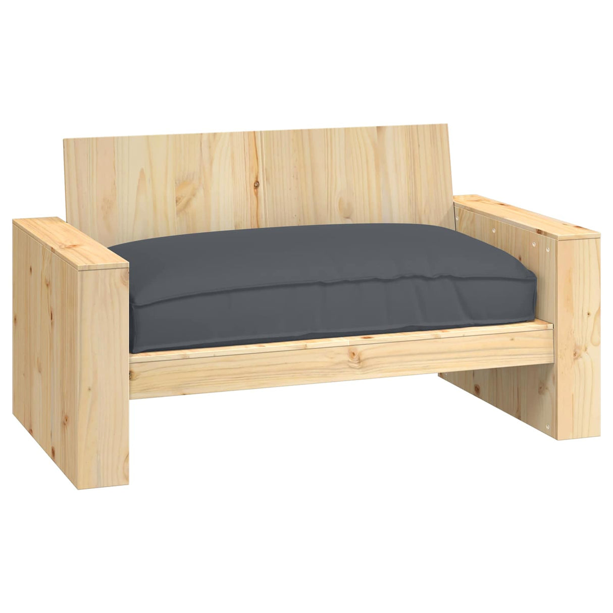 vidaXL Anthracite Cushion 120 x 80 x 12 cm Oxford Fabric