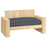 vidaXL Anthracite Cushion 120 x 80 x 12 cm Oxford Fabric