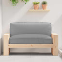 vidaXL Anthracite Cushion 120 x 80 x 12 cm Oxford Fabric