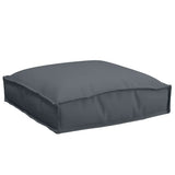 vidaXL Kussen 2 pcs Antraciet 40 x 40 x 8 cm Oxford Stof