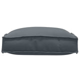 vidaXL Kussen 2 pcs Antraciet 40 x 40 x 8 cm Oxford Stof