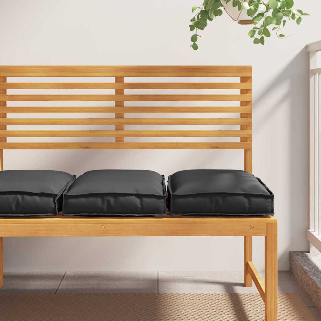 vidaXL Kussen 2 pcs Antraciet 40 x 40 x 8 cm Oxford Stof