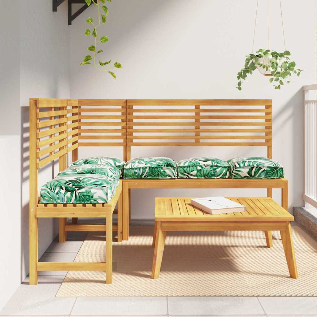 vidaXL Kussen 2 pcs Antraciet 40 x 40 x 8 cm Oxford Stof