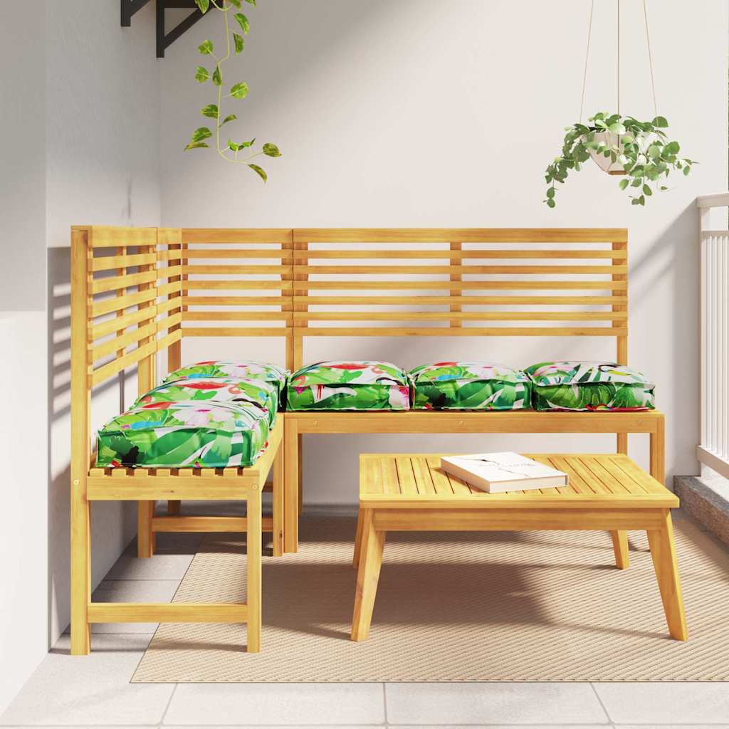 vidaXL Kussen 2 pcs Antraciet 40 x 40 x 8 cm Oxford Stof