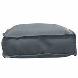 vidaXL Kussen Zwart 60 x 40 x 8 cm Oxford Stof