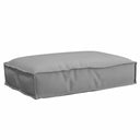 vidaXL Kussen Zwart 60 x 40 x 8 cm Oxford Stof