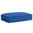 vidaXL Kussen Zwart 60 x 40 x 8 cm Oxford Stof