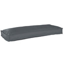vidaXL Kussen Antraciet 100 x 40 x 8 cm Oxford Stof