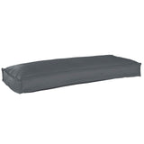vidaXL Kussen Antraciet 100 x 40 x 8 cm Oxford Stof