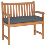 vidaXL Kussen Antraciet 100 x 40 x 8 cm Oxford Stof