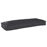 vidaXL Kussen Antraciet 100 x 40 x 8 cm Oxford Stof