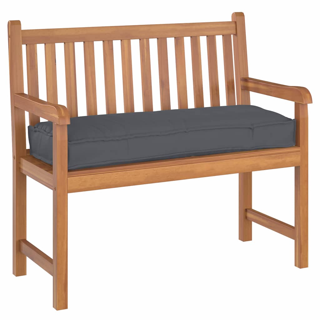 vidaXL Kussen Antraciet 110 x 40 x 8 cm Oxford Stof