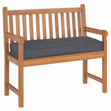vidaXL Kussen Antraciet 110 x 40 x 8 cm Oxford Stof