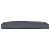 vidaXL Kussen Antraciet 110 x 40 x 8 cm Oxford Stof