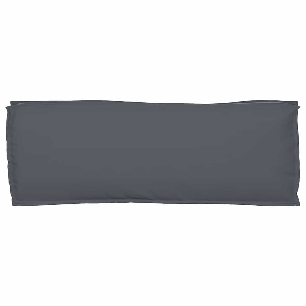 vidaXL Kussen Antraciet 110 x 40 x 8 cm Oxford Stof