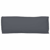 vidaXL Kussen Antraciet 110 x 40 x 8 cm Oxford Stof