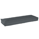 vidaXL Kussen Antraciet 120 x 40 x 8 cm Oxford Stof