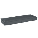 vidaXL Kussen Antraciet 120 x 40 x 8 cm Oxford Stof