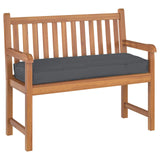 vidaXL Kussen Antraciet 120 x 40 x 8 cm Oxford Stof