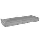 vidaXL Kussen Antraciet 120 x 40 x 8 cm Oxford Stof