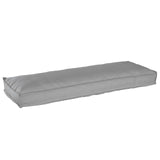 vidaXL Kussen Antraciet 120 x 40 x 8 cm Oxford Stof