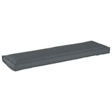 vidaXL Kussen Antraciet 140 x 40 x 8 cm Oxford Stof