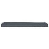 vidaXL Kussen Antraciet 140 x 40 x 8 cm Oxford Stof