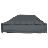 vidaXL Kussen Antraciet 140 x 40 x 8 cm Oxford Stof