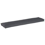 vidaXL Pallet Kussen Antraciet 180 x 40 x 8 cm Oxford Stof