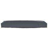vidaXL Pallet Kussen Set 2 pcs Antraciet 120 x 40 x 8 cm Oxford Stof
