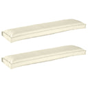 vidaXL Pallet Kussen Set 2 pcs Antraciet 150 x 40 x 8 cm Oxford Stof