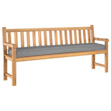vidaXL Pallet Cushion Set 2 pcs Anthracite 180 x 40 x 8 cm Oxford Fabric