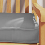 vidaXL Pallet Cushion Set 2 pcs Anthracite 180 x 40 x 8 cm Oxford Fabric