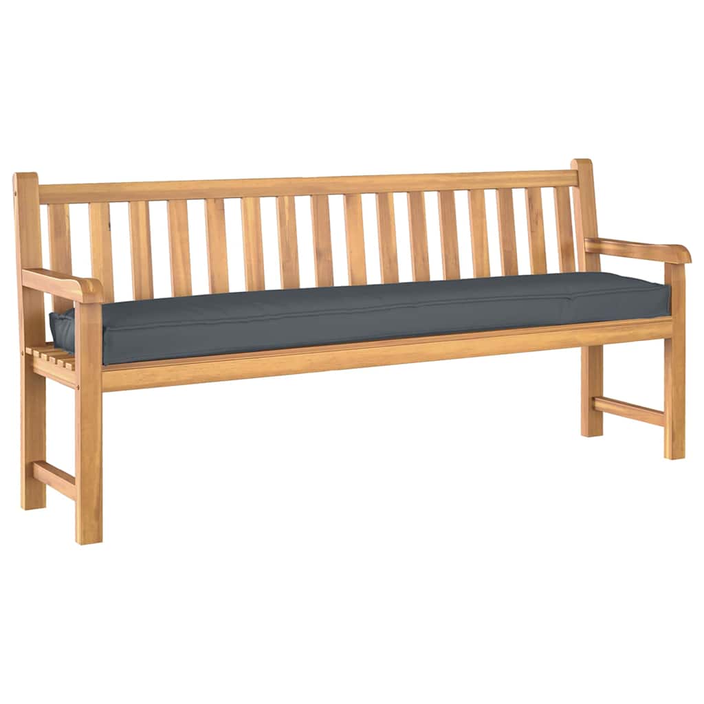 vidaXL Pallet Kussen Set 2 pcs Antraciet 200 x 40 x 8 cm Oxford Stof