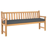 vidaXL Pallet Kussen Set 2 pcs Antraciet 200 x 40 x 8 cm Oxford Stof