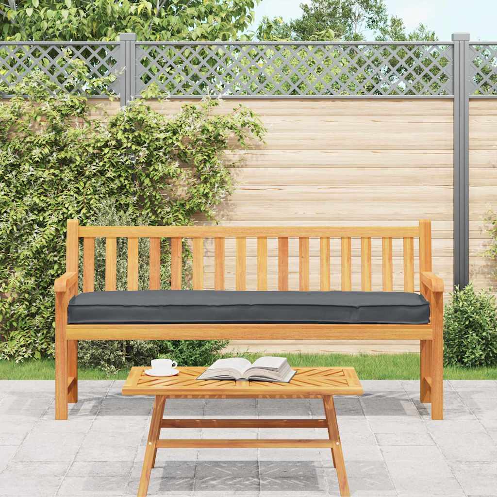 vidaXL Pallet Kussen Set 2 pcs Antraciet 200 x 40 x 8 cm Oxford Stof