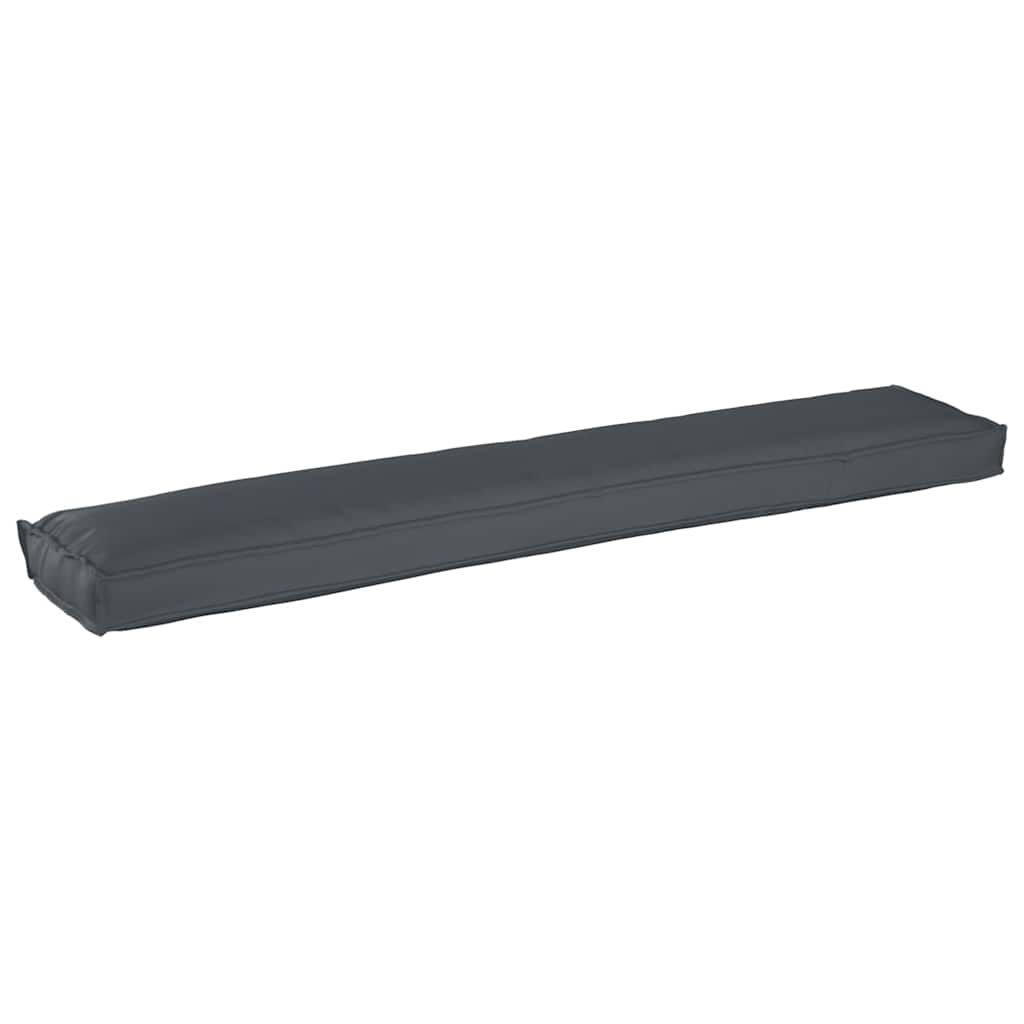 vidaXL Pallet Kussen Set 2 pcs Antraciet 200 x 40 x 8 cm Oxford Stof