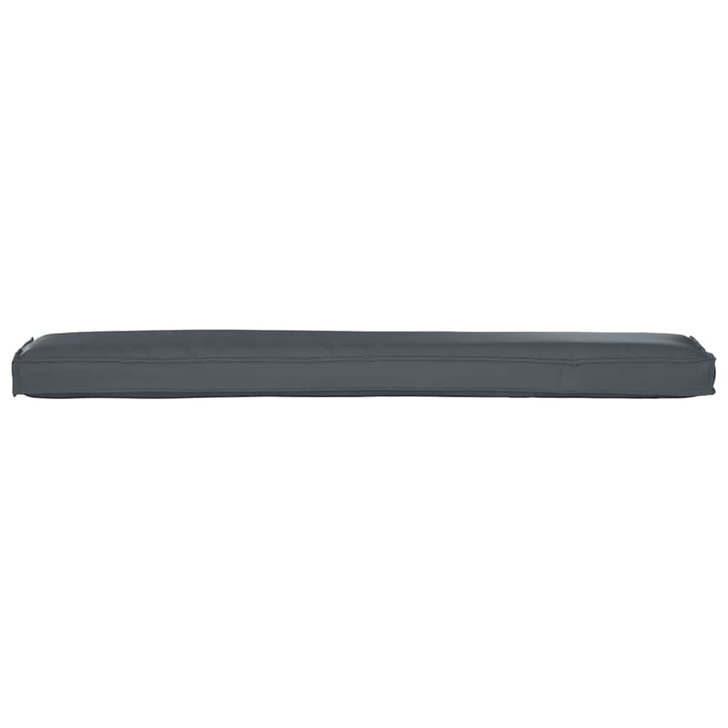 vidaXL Pallet Kussen Set 2 pcs Antraciet 200 x 40 x 8 cm Oxford Stof