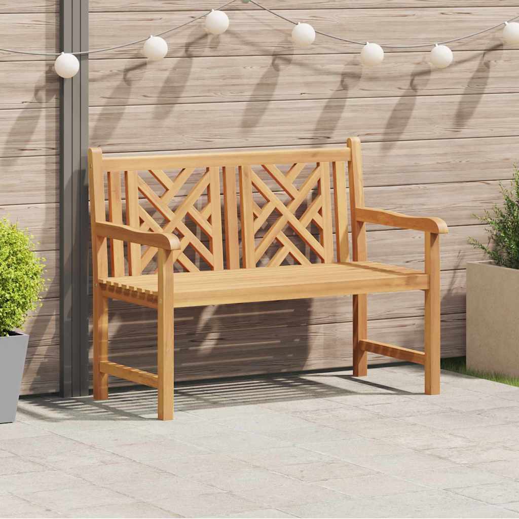 vidaXL Garden Bench 114 x 60 x 90 cm Solid Teakwood