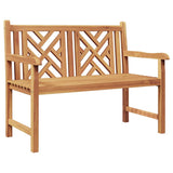 vidaXL Garden Bench 114 x 60 x 90 cm Solid Teakwood