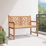 vidaXL Garden Bench 114 x 60 x 90 cm Solid Teakwood